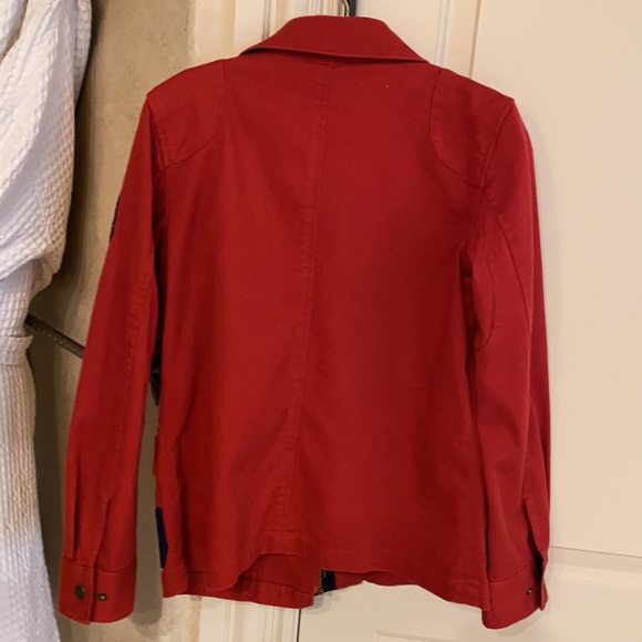 Ralph Lauren red jeans jacket size small - Picture 3 of 3